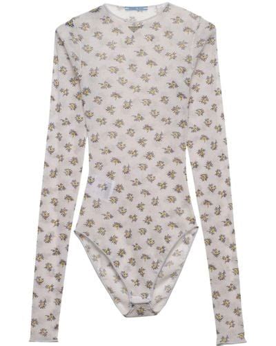 prada bodysuit white|Prada Bodysuits for Women .